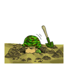 anger Sergeant-I+II No text for Earth（個別スタンプ：19）