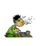 anger Sergeant-I+II No text for Earth（個別スタンプ：20）