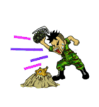 anger Sergeant-I+II No text for Earth（個別スタンプ：21）