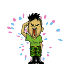 anger Sergeant-I+II No text for Earth（個別スタンプ：22）