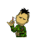 anger Sergeant-I+II No text for Earth（個別スタンプ：25）