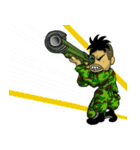 anger Sergeant-I+II No text for Earth（個別スタンプ：33）