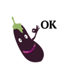 Disgusting food - eggplant（個別スタンプ：6）