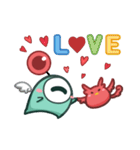 宇宙人キ子＆スズメ（個別スタンプ：3）