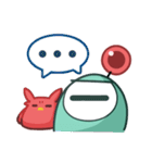 宇宙人キ子＆スズメ（個別スタンプ：8）