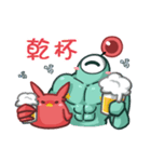 宇宙人キ子＆スズメ（個別スタンプ：19）
