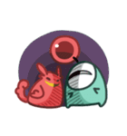 宇宙人キ子＆スズメ（個別スタンプ：32）