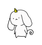 ウサギ ユニコーン（個別スタンプ：1）