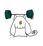 ウサギ ユニコーン（個別スタンプ：9）
