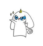 ウサギ ユニコーン（個別スタンプ：17）