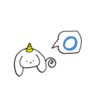 ウサギ ユニコーン（個別スタンプ：18）