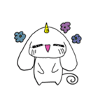 ウサギ ユニコーン（個別スタンプ：24）