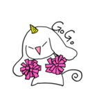 ウサギ ユニコーン（個別スタンプ：27）
