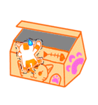 Stealing money cat Asha+Emily And Alger（個別スタンプ：12）