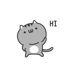 Old cat ~ small gray cat（個別スタンプ：7）