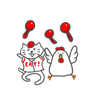 ねことにわとり2（個別スタンプ：8）