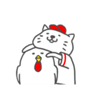 ねことにわとり2（個別スタンプ：16）