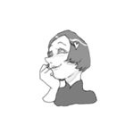 Cover up with a smile（個別スタンプ：6）