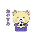 広島に住むサッカー好きクマ（個別スタンプ：10）