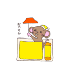 ねずみ時々おさる（個別スタンプ：2）