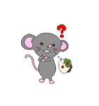 ねずみ時々おさる（個別スタンプ：10）