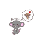 ねずみ時々おさる（個別スタンプ：14）