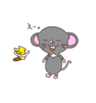 ねずみ時々おさる（個別スタンプ：26）