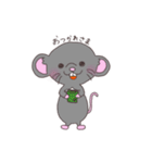 ねずみ時々おさる（個別スタンプ：34）