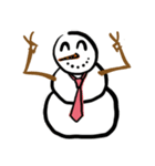 Snowman Got A Job（個別スタンプ：17）