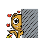 Paulcat~Hand-painted map（個別スタンプ：7）