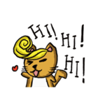 Paulcat~Hand-painted map（個別スタンプ：16）
