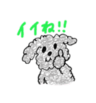 ふわもこトイプーの毎日（個別スタンプ：3）