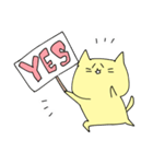 まったりした顔のネコ（個別スタンプ：1）