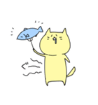 まったりした顔のネコ（個別スタンプ：16）