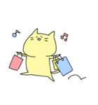 まったりした顔のネコ（個別スタンプ：21）