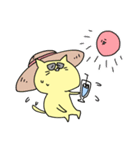 まったりした顔のネコ（個別スタンプ：36）