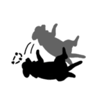 Shadow dogs ＆ cats v.1（個別スタンプ：14）