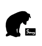 Shadow dogs ＆ cats v.1（個別スタンプ：17）