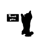 Shadow dogs ＆ cats v.1（個別スタンプ：19）