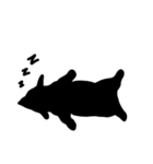 Shadow dogs ＆ cats v.1（個別スタンプ：21）
