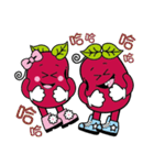 Red sister ＆ Bean brother（個別スタンプ：1）