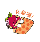 Red sister ＆ Bean brother（個別スタンプ：5）