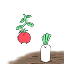 二人はお野菜（個別スタンプ：9）