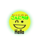 英語と日本語発音 smileface（個別スタンプ：5）