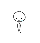 stick man hey（個別スタンプ：8）
