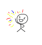 stick man hey（個別スタンプ：12）