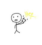 stick man hey（個別スタンプ：14）