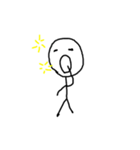 stick man hey（個別スタンプ：16）