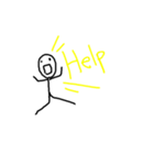 stick man hey（個別スタンプ：17）