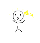 stick man hey（個別スタンプ：18）